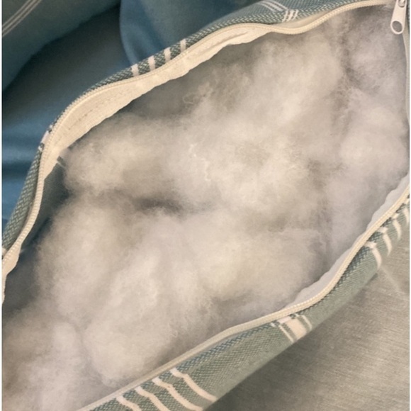 Golden Yellow Diagonal Stripe Perfect Size Pillow 8 x 16 NEW - Picture 4 of 11